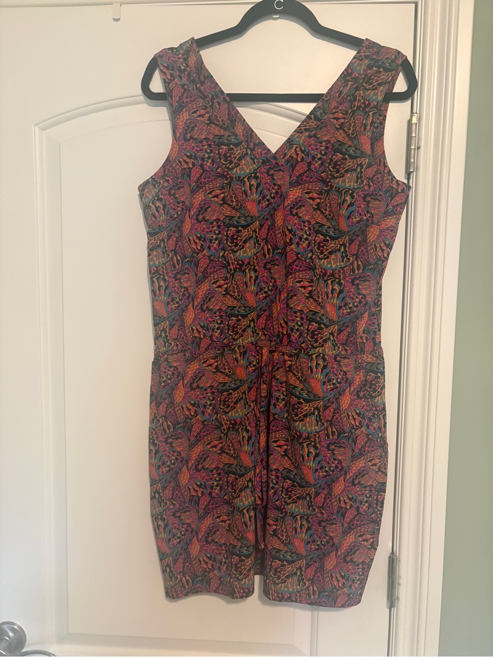 Toad & Co. Adorable Sleeveless V-Neck Multicolor Printed Women’s Dress